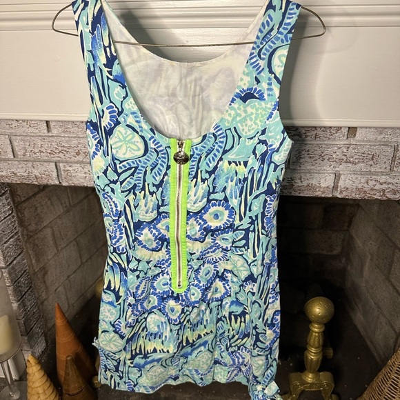 Lilly Pulitzer Mila Shift Indigo Sunset Preppy Coastal spring summer vacation - Picture 2 of 7